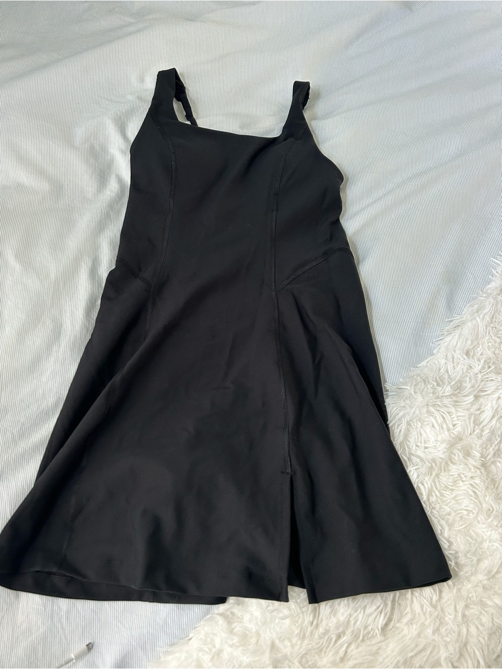 Womenâs Black Sleeveless A-Line Dress